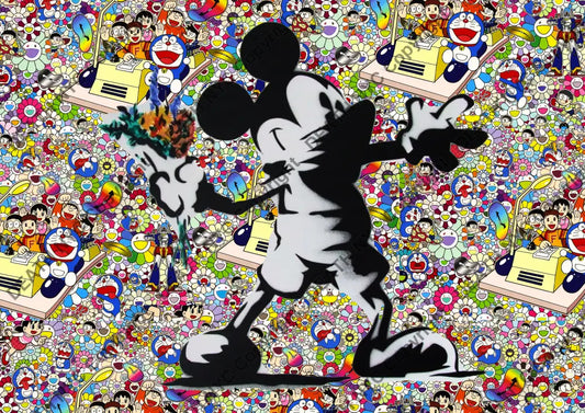 Deathma909 Mickey (Edition Of 100) (2022) Art Print