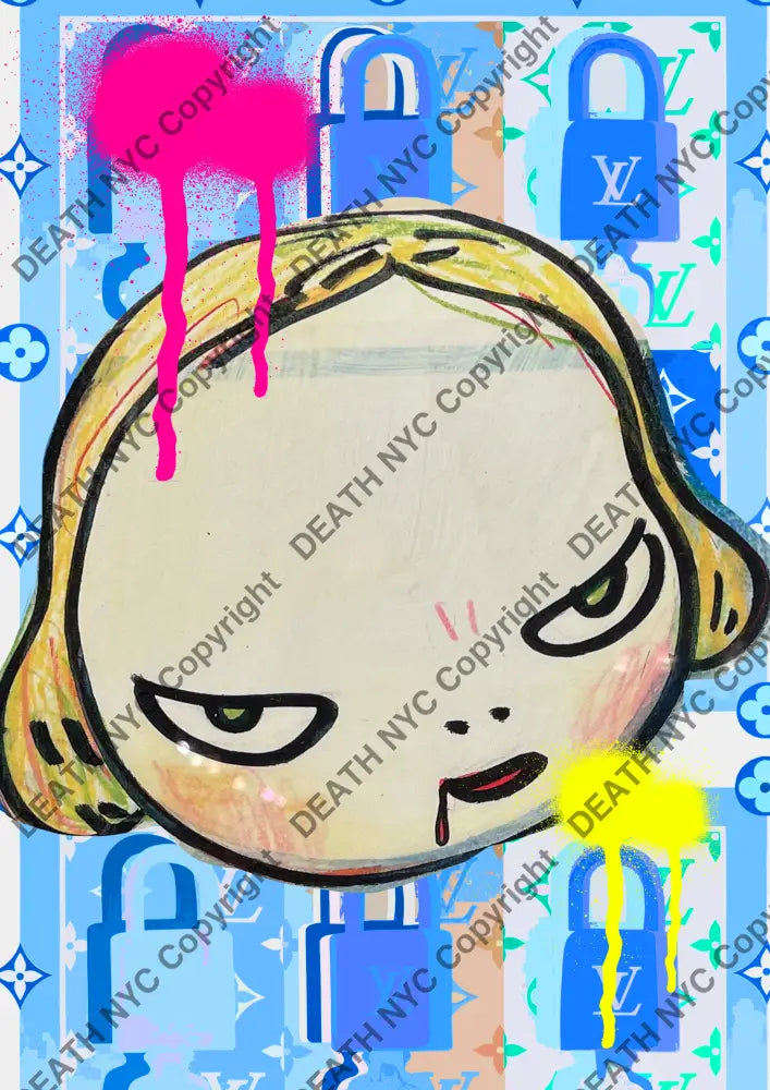 Deathma932 Cute (Edition Of 100) (2022) Art Print