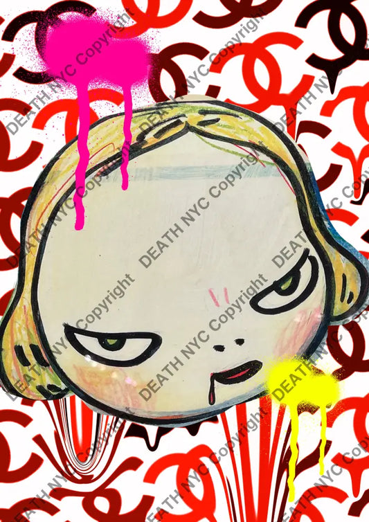Deathma933 Cute (Edition Of 100) (2022) Art Print
