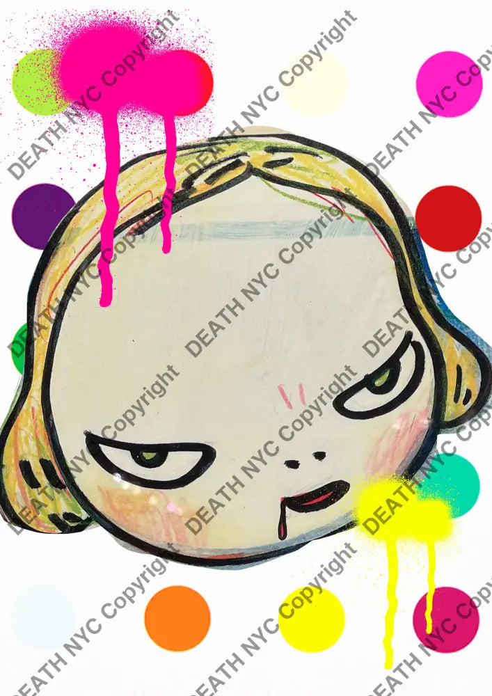 Deathma934 Cute (Edition Of 100) (2022) Art Print
