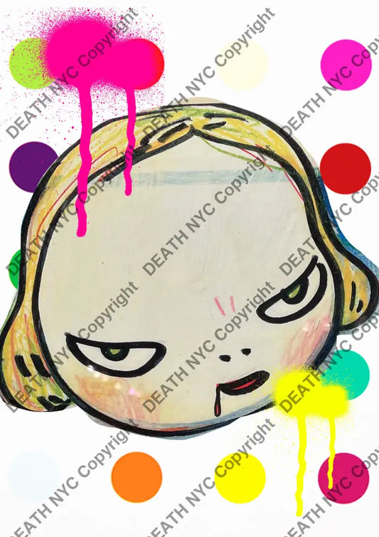 Deathma934 Cute (Edition Of 100) (2022) Art Print