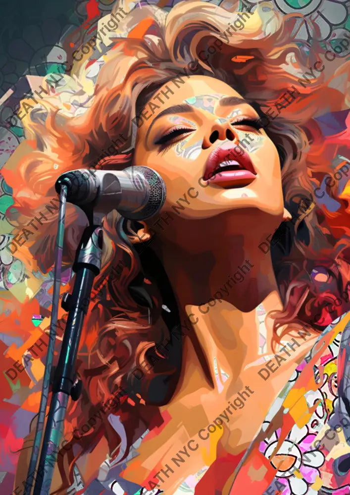 ’Deathmaa51’’ 45X32Cm Beyonce (Edition Of 100*) (2024) Art Print