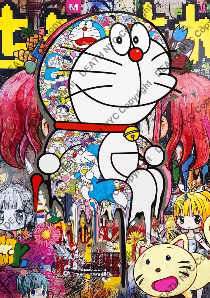 Deathmb374 Doraemon (Edition Of 100) (2022) Art Print