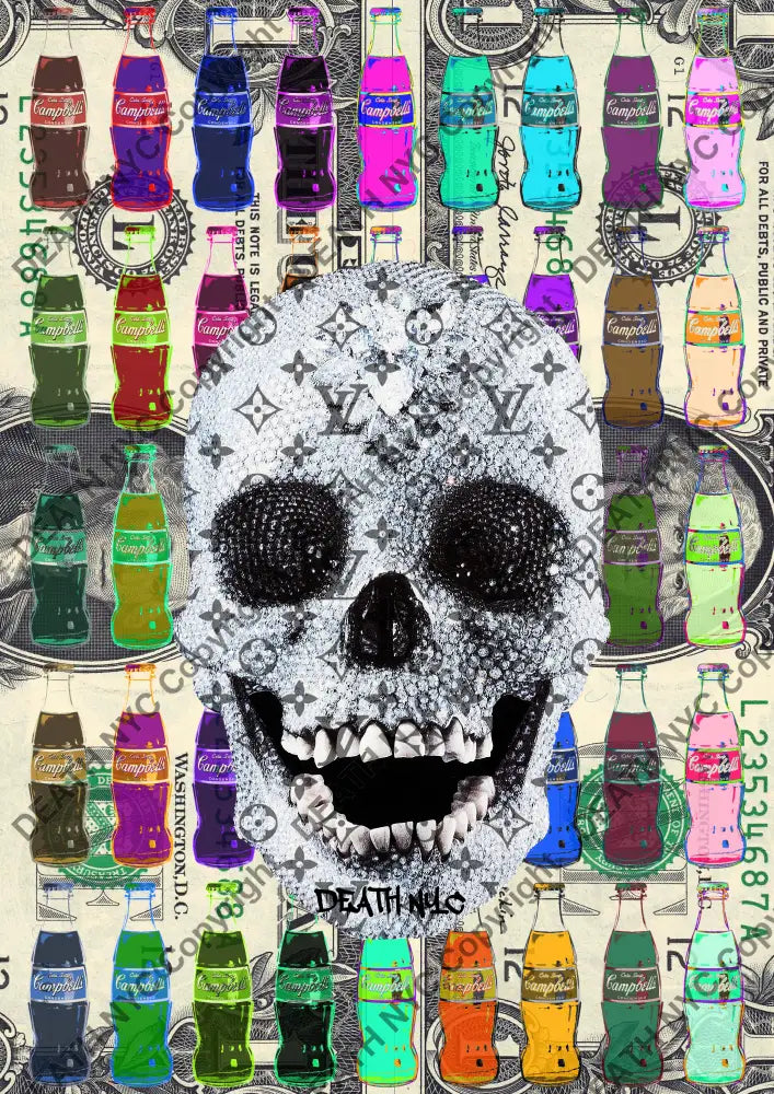Deathmb401 Skull (Edition Of 100) (2022) Art Print