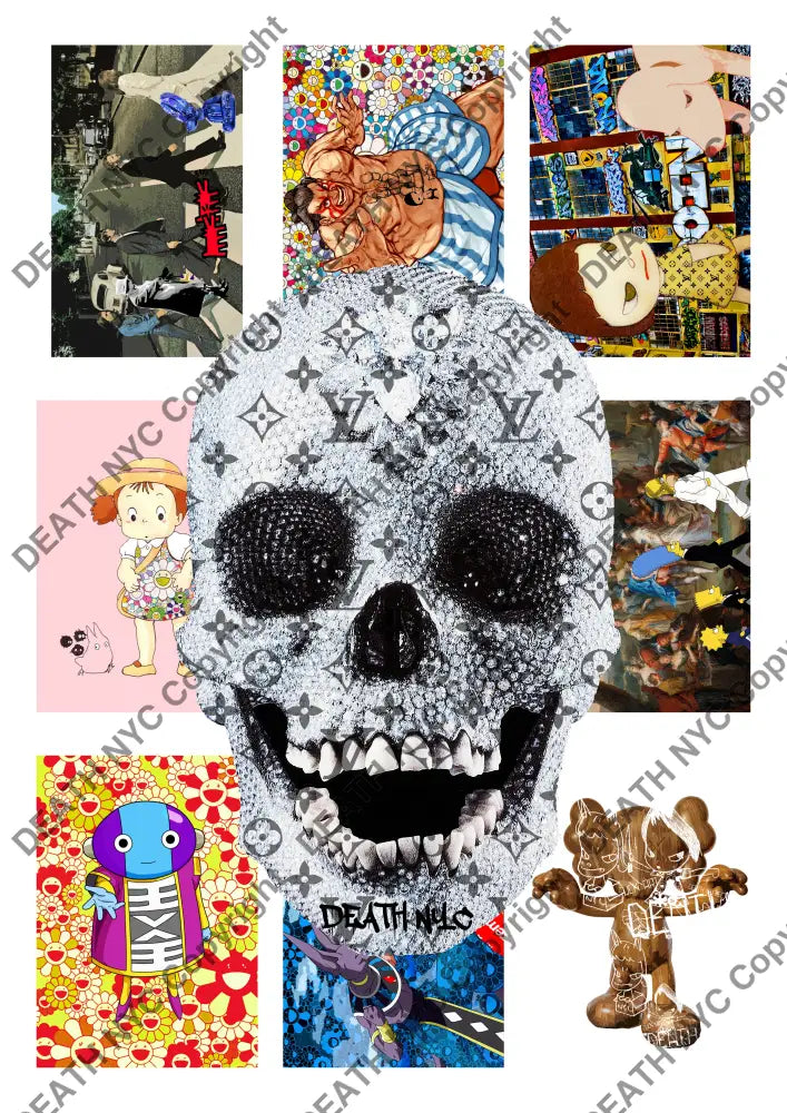 Deathmb402 Skull (Edition Of 100) (2022) Art Print