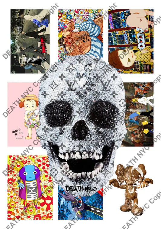 Deathmb402 Skull (Edition Of 100) (2022) Art Print