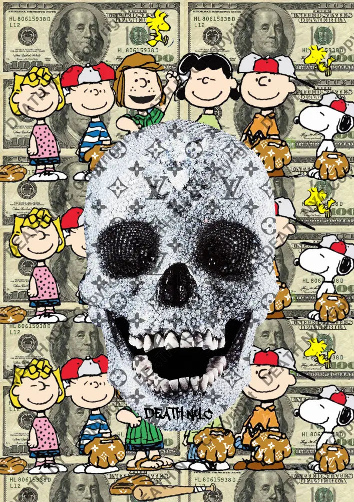 Deathmb403 Skull (Edition Of 100) (2022) Art Print