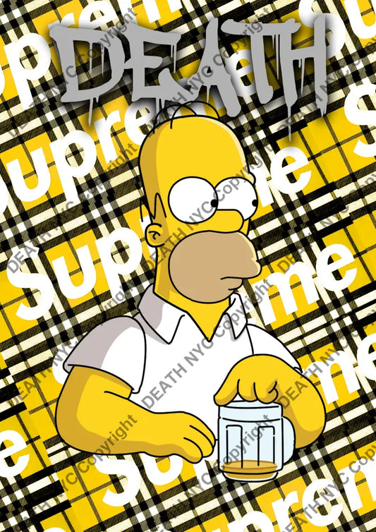Deathmb44 The Simpsons (Edition Of 100) (2022) Art Print