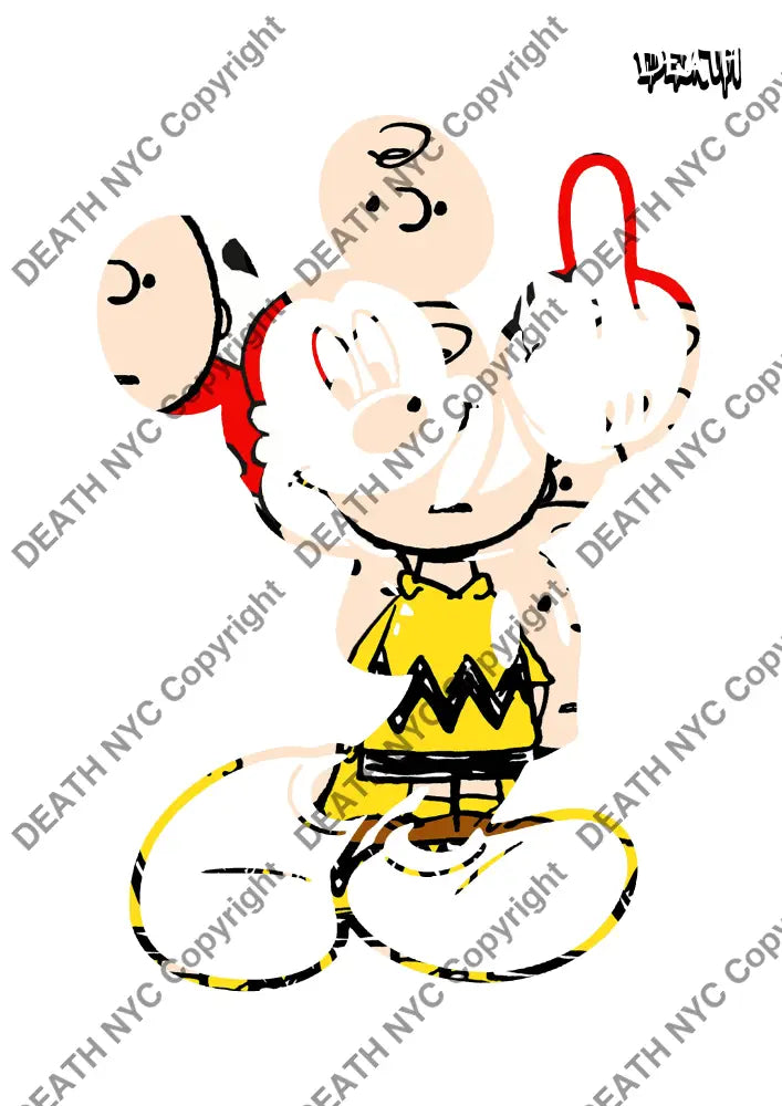 Deathmb762 Mickey (Edition Of 100) (2022) Art Print