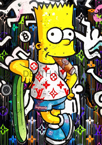 Deathmb817 Simpson (Edition Of 100) (2022) Art Print