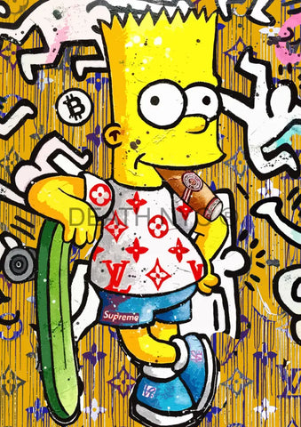 Deathmb819 Simpson (Edition Of 100) (2022) Art Print