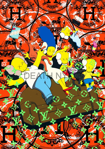 Deathmb821 Simpson (Edition Of 100) (2022) Art Print