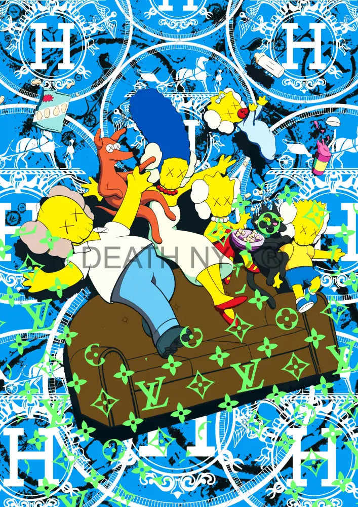 Deathmb822 Simpson (Edition Of 100) (2022) Art Print