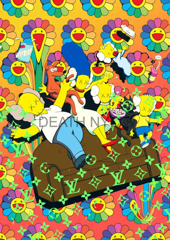 Deathmb823 Simpson (Edition Of 100) (2022) Art Print