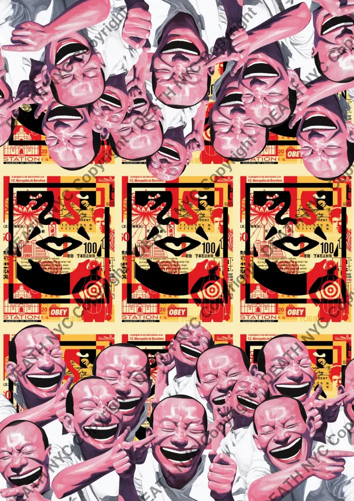 Deathmc183 Yue Minjun (Edition Of 100) (2022) Art Print