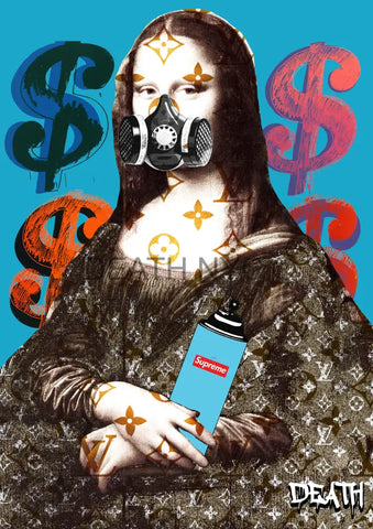 Deathmc34 Mona Lisa (Edition Of 100) (2022) Art Print