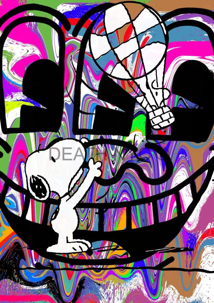 Deathmc341 Snoopy (Edition Of 100) (2022) Art Print