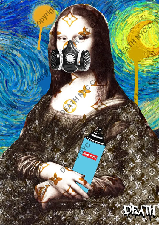 Deathmc35 Mona Lisa (Edition Of 100) (2022) Art Print