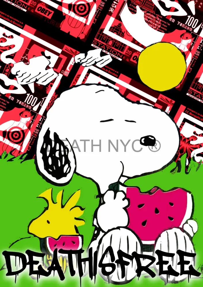 Deathmc364 Snoopy (Edition Of 100) (2022) Art Print