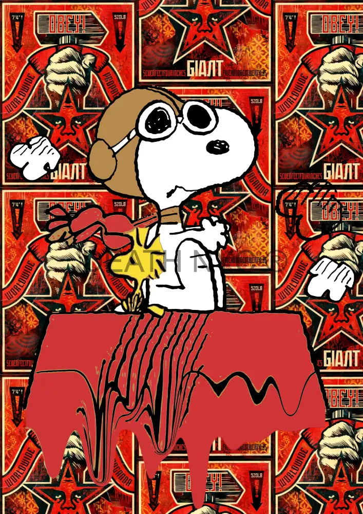 Deathmc965 Snoopy (Edition Of 100) (2022) Art Print