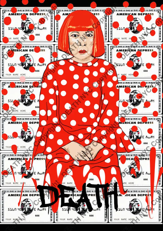 Deathme301 Kusama 45X32Cm (Edition Of 100) (2023) Art Print