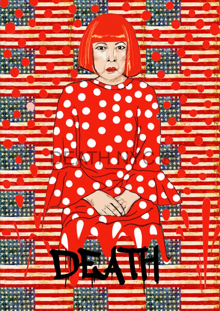 Deathme304 Kusama 45X32Cm (Edition Of 100) (2023) Art Print