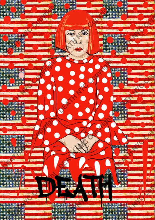 Deathme304 Kusama 45X32Cm (Edition Of 100) (2023) Art Print