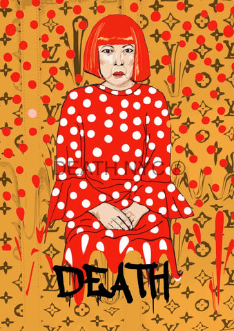 Deathme306 Kusama 45X32Cm (Edition Of 100) (2023) Art Print