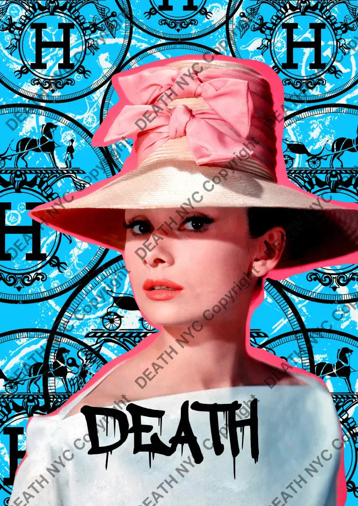Deathme335 Audrey 45X32Cm (Edition Of 100) (2023) Art Print