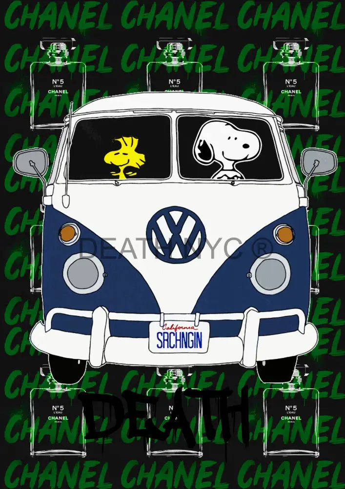 Deathme342 Snoopy 45X32Cm (Edition Of 100) (2023) Art Print