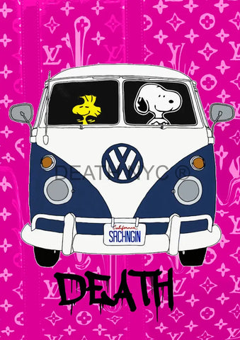 Deathme343 Snoopy 45X32Cm (Edition Of 100) (2023) Art Print