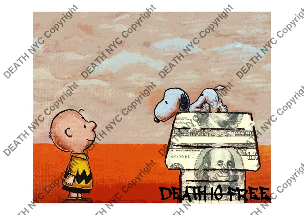 Deathme498 Snoopy 45X32Cm (Edition Of 100) (2023) Art Print