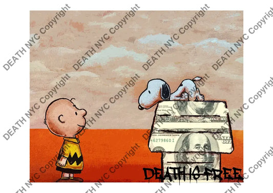 Deathme498 Snoopy 45X32Cm (Edition Of 100) (2023) Art Print