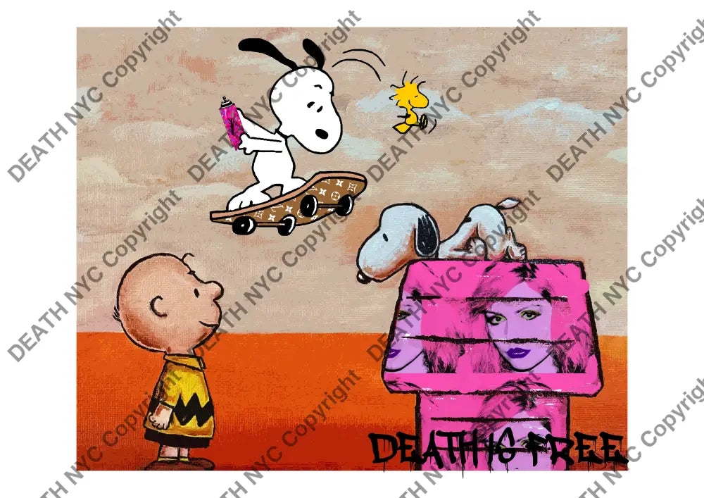 Deathme499 Snoopy 45X32Cm (Edition Of 100) (2023) Art Print