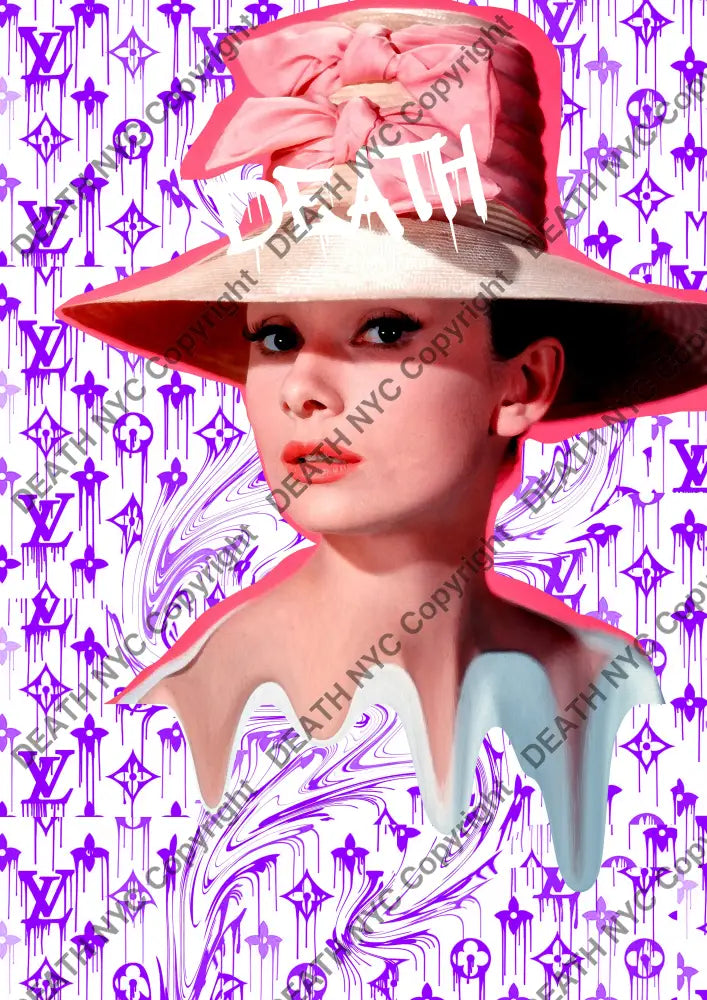 Deathu624 45X32Cm Audrey (Edition Of 100) (2023) Art Print