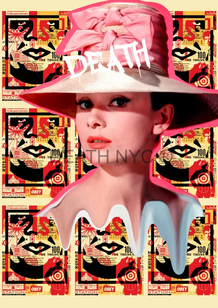 Deathu625 45X32Cm Audrey (Edition Of 100) (2023) Art Print