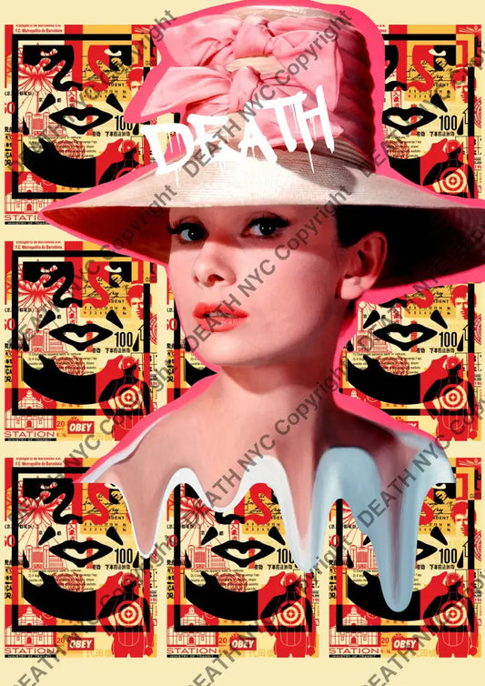 Deathu625 45X32Cm Audrey (Edition Of 100) (2023) Art Print
