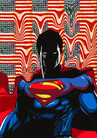 Deathme733 Superman 45X32Cm (Edition Of 100*) (2023) Art Print