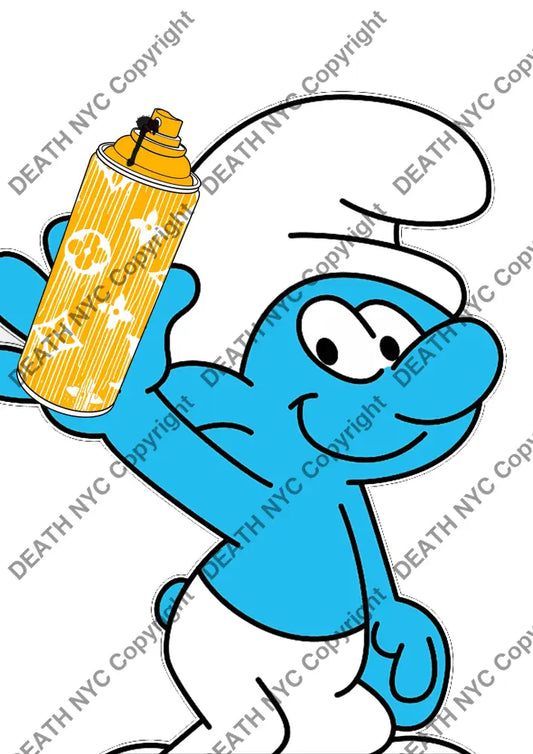 Deathme922 Smurf 45X32Cm (Edition Of 100*) (2023) Art Print