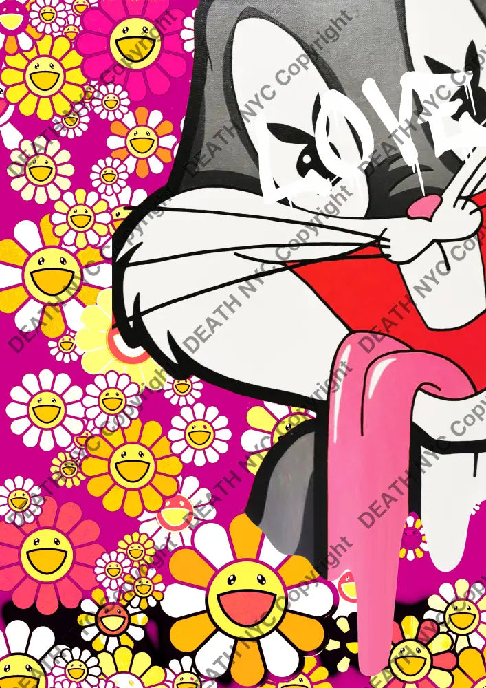 Deathme966 Bunny 45X32Cm (Edition Of 100*) (2023) Art Print