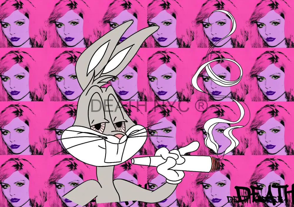 Deathme971 Bunny 45X32Cm (Edition Of 100*) (2023) Art Print