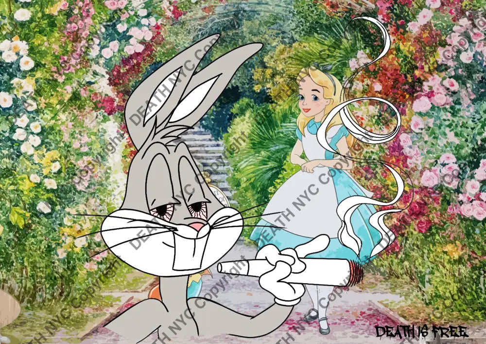 Deathme975 Bunny 45X32Cm (Edition Of 100*) (2023) Art Print