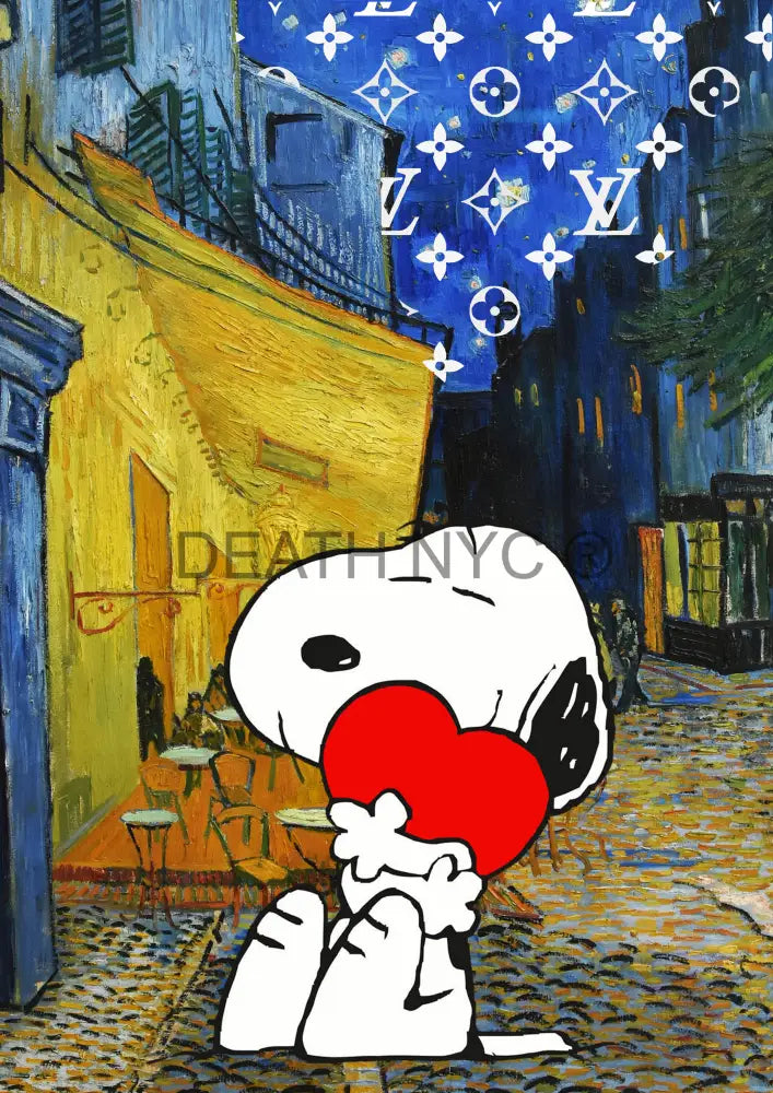 Deathmf843 45X32Cm Snoopy (Edition Of 100*) (2023) Art Print