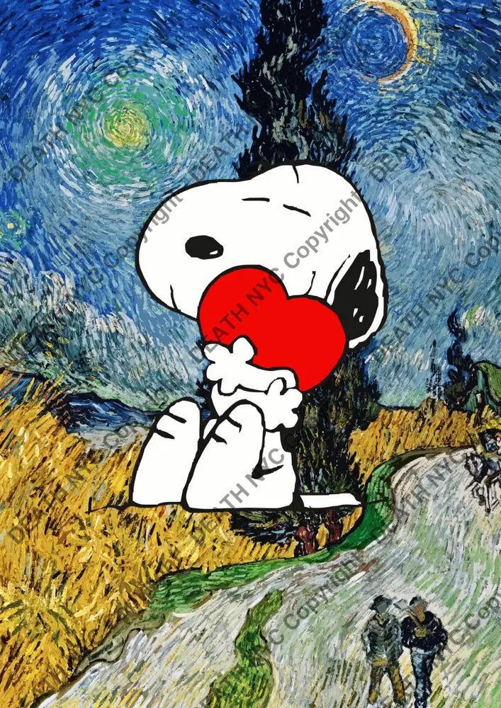 Deathmf991 45X32Cm Snoopy (Edition Of 100*) (2023) Art Print