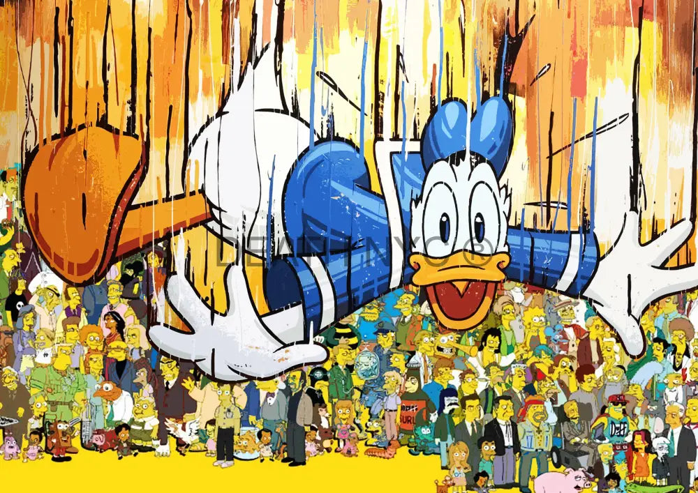 Deathmg117 45X32Cm Donald Duck (Edition Of 100*) (2023) Art Print