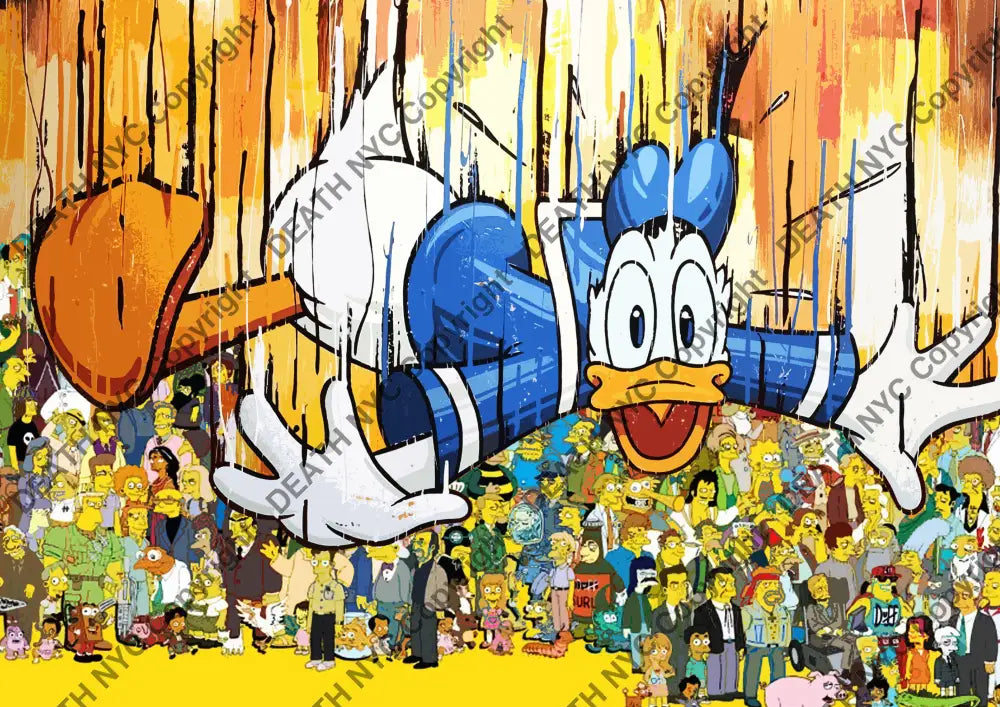 Deathmg117 45X32Cm Donald Duck (Edition Of 100*) (2023) Art Print