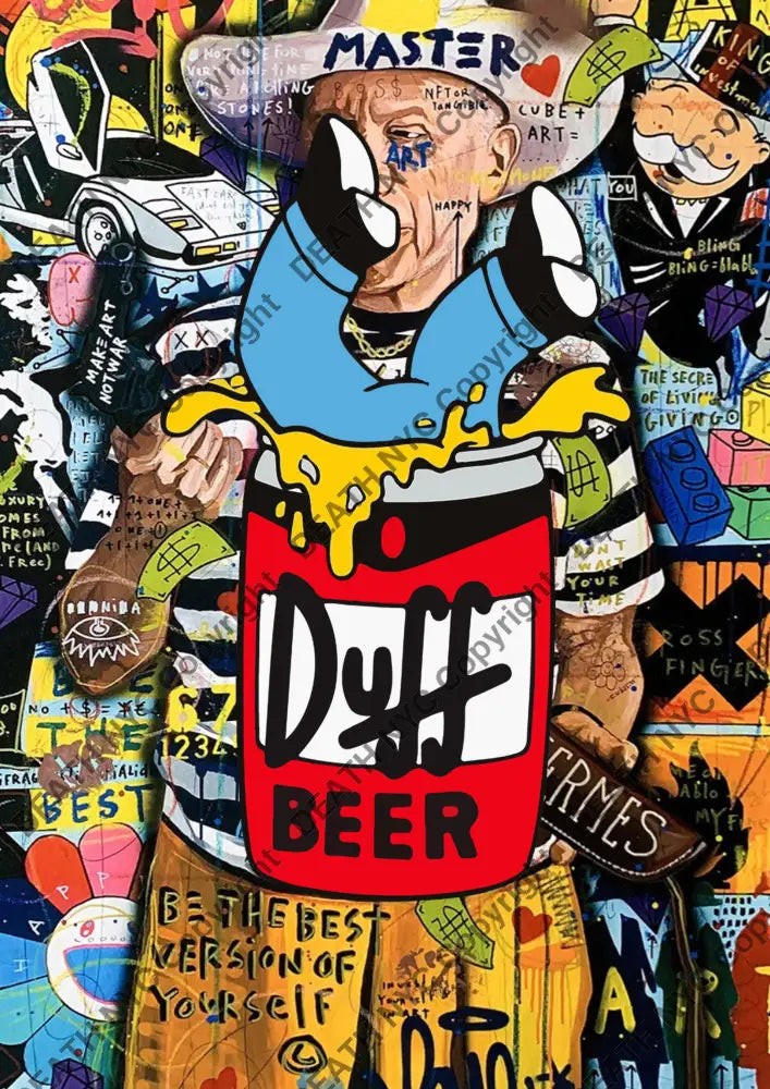 Deathmg137 45X32Cm Simpson (Edition Of 100*) (2023) Art Print