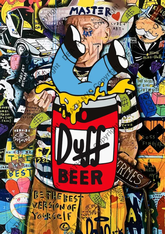 Deathmg137 45X32Cm Simpson (Edition Of 100*) (2023) Art Print