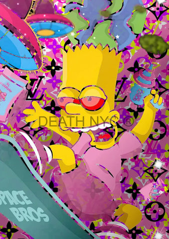 Deathmg153 45X32Cm Simpson (Edition Of 100*) (2023) Art Print