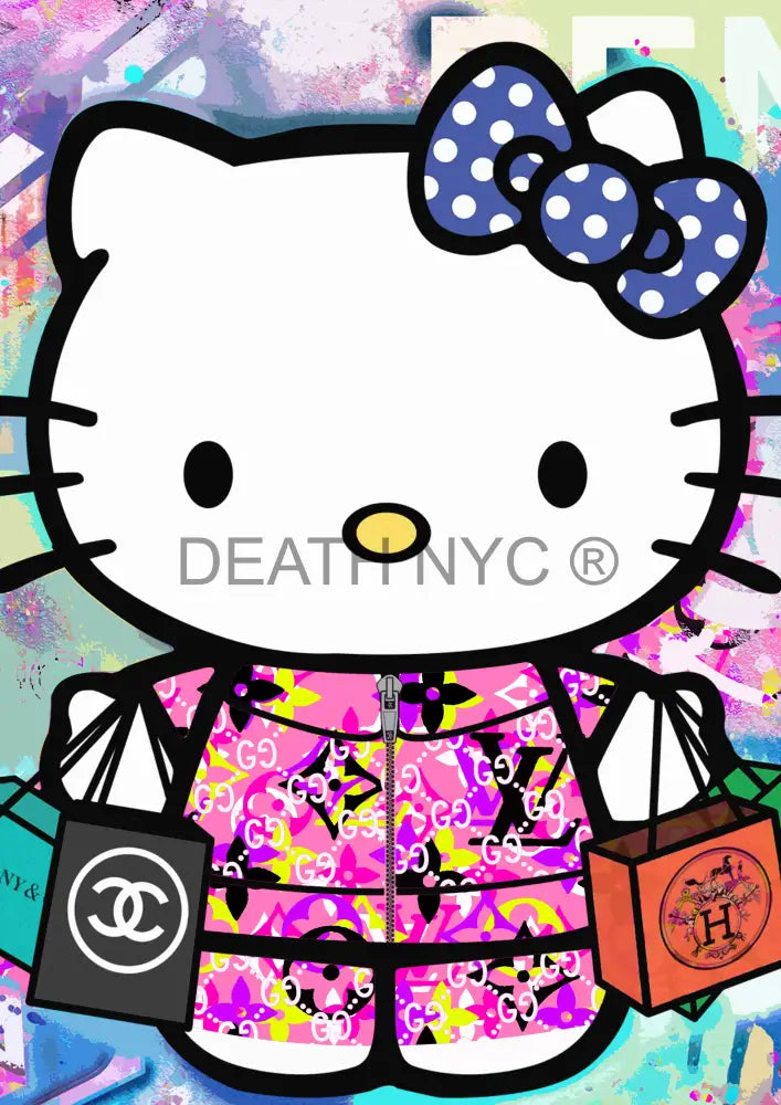Deathmg231 45X32Cm Kitty (Edition Of 100*) (2023) Art Print